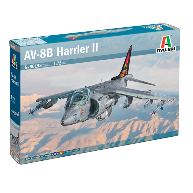 Product image 2: Italeri AV8B Harrier II Aircraft 1:72