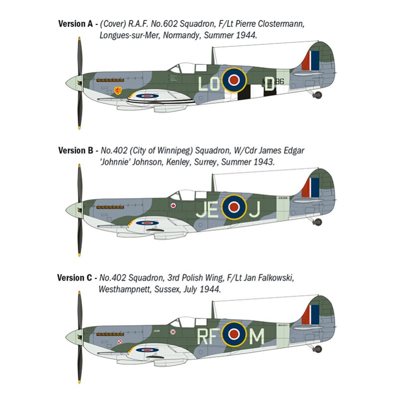 Imagen del producto 2: Italeri Avión Spitfire Mk IX aces 1:48