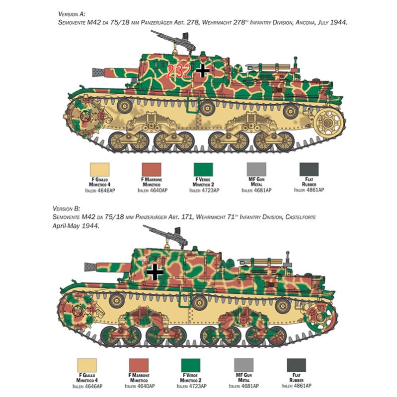 Immagine del prodotto 4: Italeri Carro Semovente M42 da 75/18 1:35