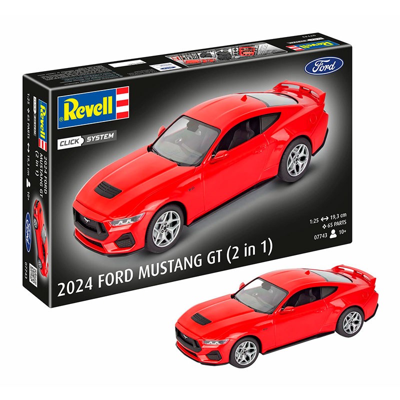 Revell Auto 2024 Ford Mustang GT easy-click-system 1:25