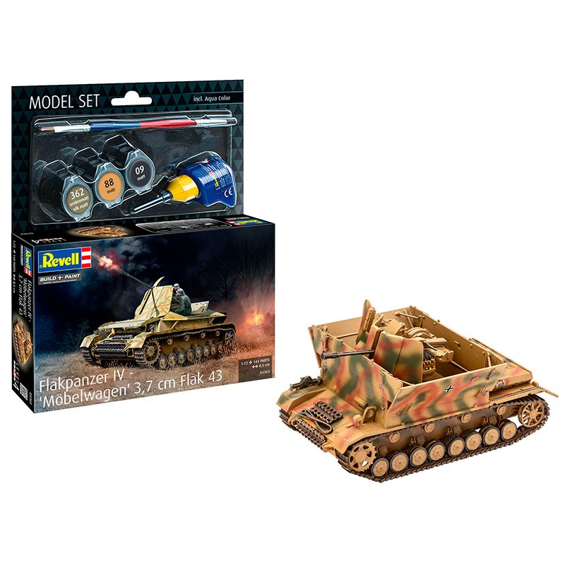Revell Model Set Carro armato Flakpanzer IV - "Möbelwagen" 3,7 cm Flak 1:72