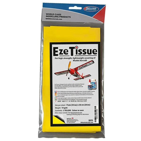 Deluxe Eze Tissue amarillo 5 uds