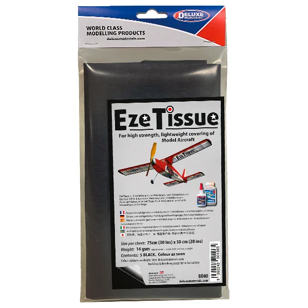 Deluxe Ezze Tissue Negro 5uds