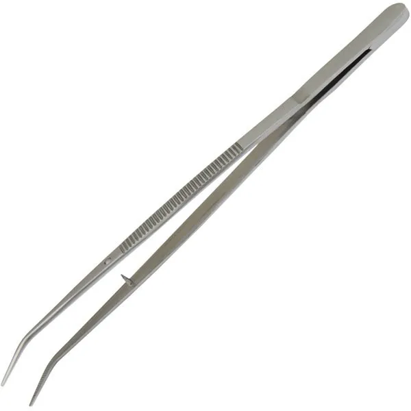 Pinza Dismoer Curva Grabada Inoxidable