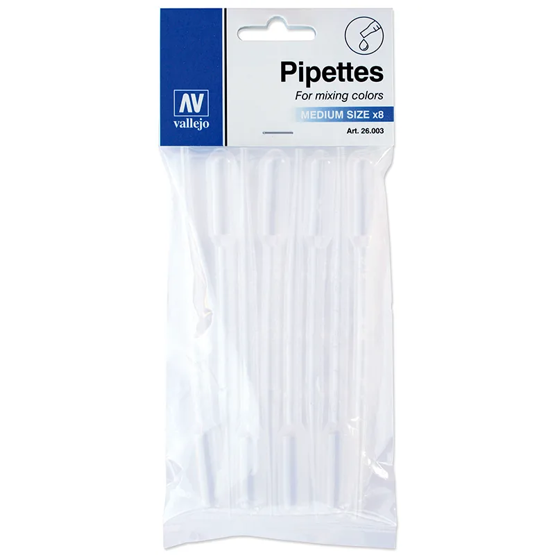 Vallejo Half Pipette Pack 8x3 ml