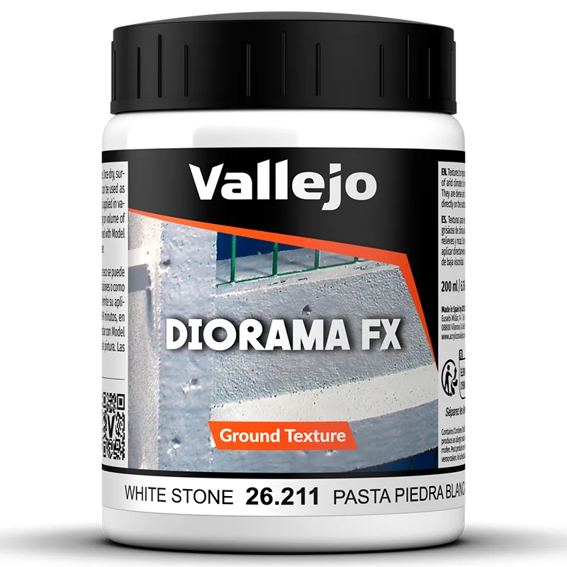 Vallejo Diorama Effects Pasta Piedra Blanca 200 ml