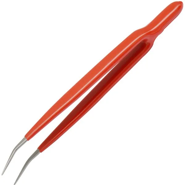 Pinza Dismoer Aislada Inoxidable Curva
