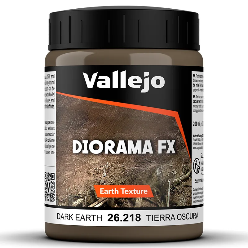Vallejo Diorama Effects Tierra Oscura 200 ml