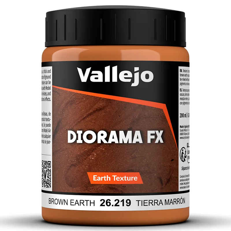 Vallejo Diorama Effects Tierra Marrón 200 ml
