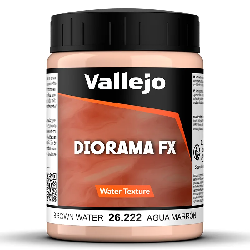 Vallejo Diorama FX Agua Marrón 200 ml