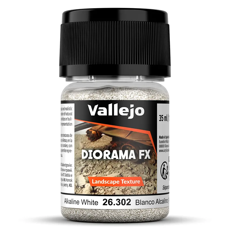 Vallejo Diorama FX Blanco Alcalino 1-2 mm 35 ml