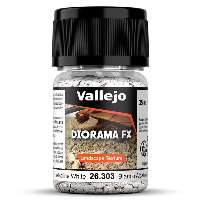 Vallejo Diorama FX Blanco Alcalino 2-5 mm 35 ml