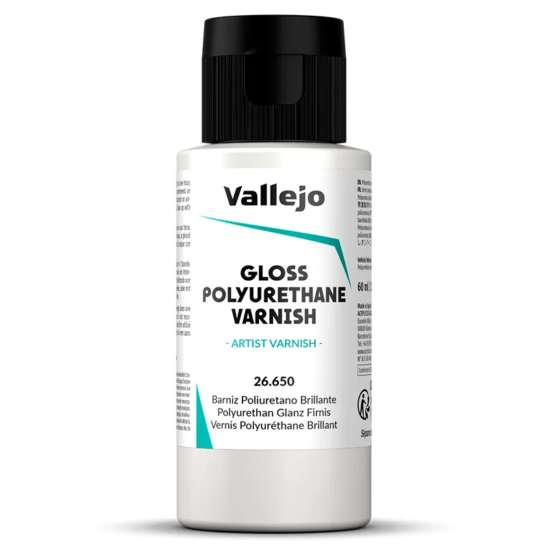 Vallejo Barniz Poliuretano Brillante 60 ml