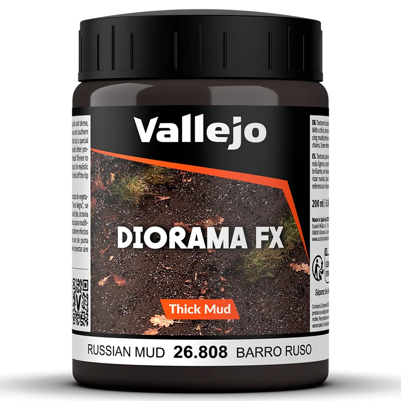 Vallejo Diorama Effects Barro Ruso Denso 200 ml