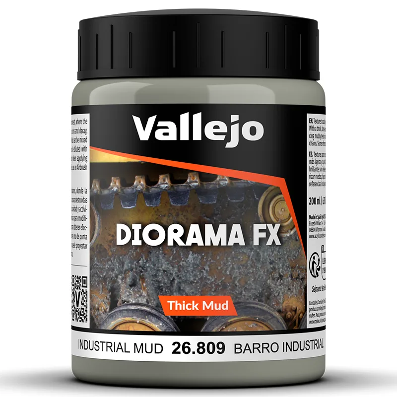 Vallejo Diorama Effects Barro Industrial Denso 200 ml