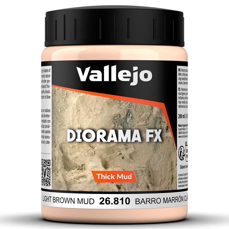 Vallejo Diorama Effects Barro Claro Denso 200 ml