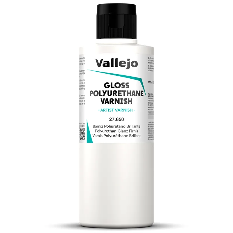 Vallejo Barniz Poliuretano Brillante 200 ml
