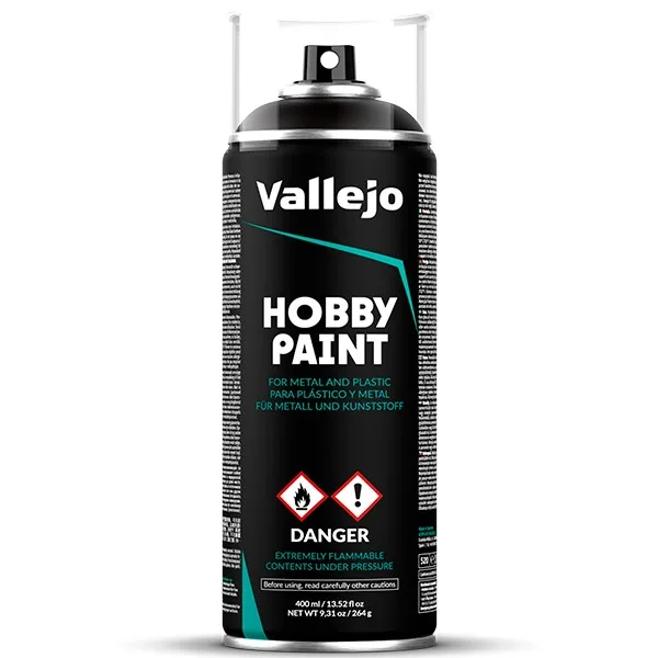 Vallejo Aerosol Imprimación Negro 400 ml