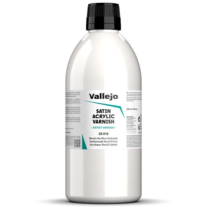 Vallejo Auxiliar Barniz Satinado 500 ml