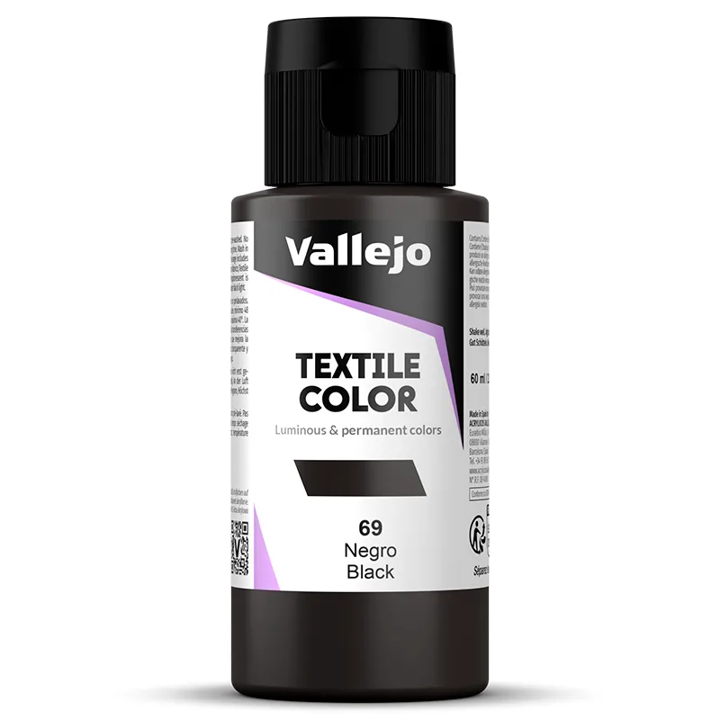 Vallejo Textil Color Negro 60 ml