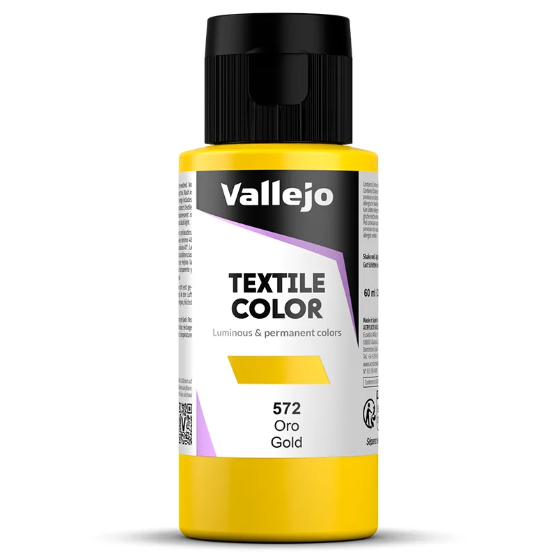 Vallejo Textil Color Metalizado Oro 60 ml