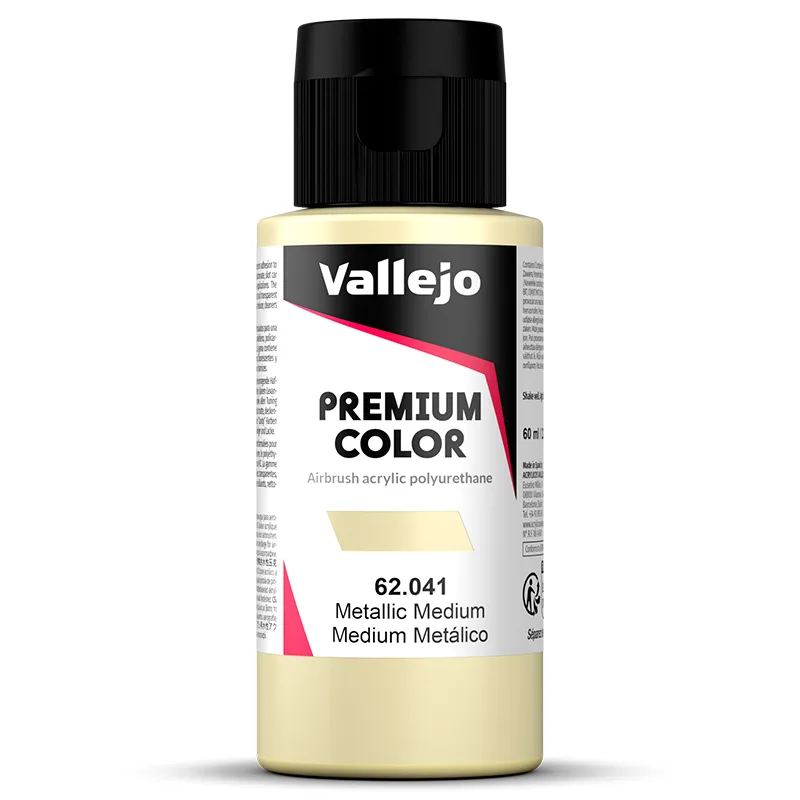 Vallejo Premium Medium Metálico 60 ml