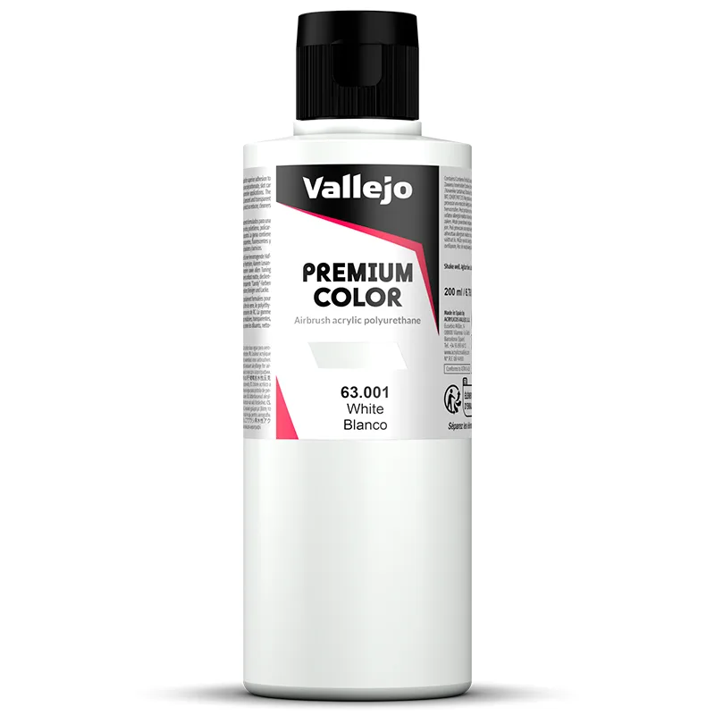 Vallejo Premium Opaco Blanco 200 ml