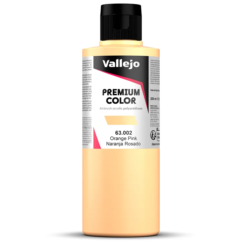 Vallejo Premium Opaco Naranja Rosado 200 ml