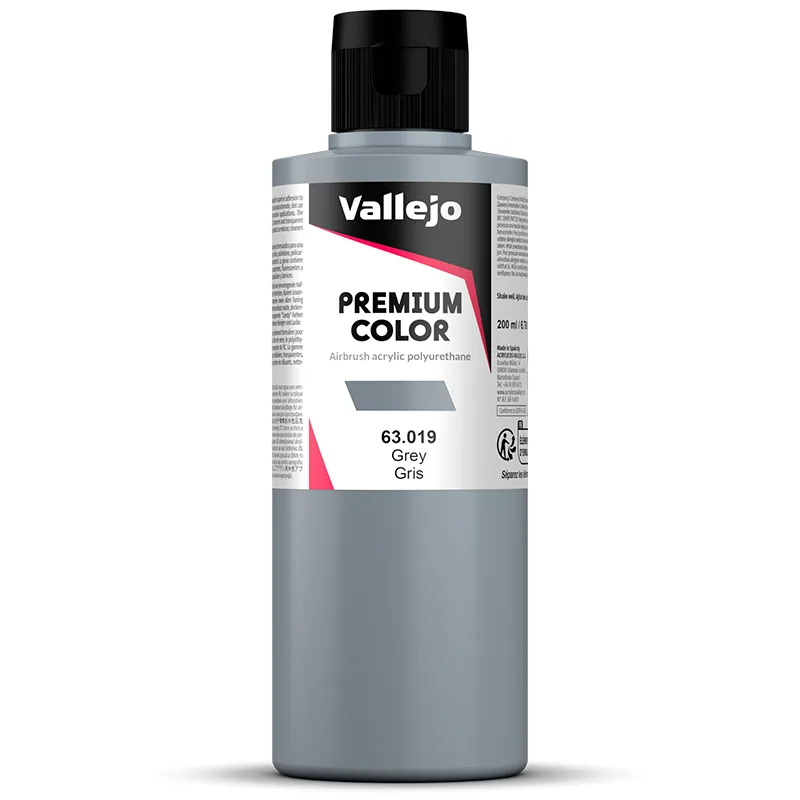 Vallejo Premium Opaco Gris 200 ml
