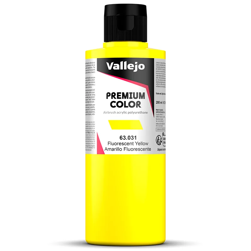 Vallejo Premium Amarillo Fluo 200 ml