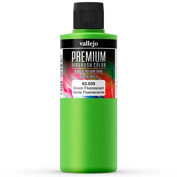 Vallejo Premium Fluo Grün 200 ml