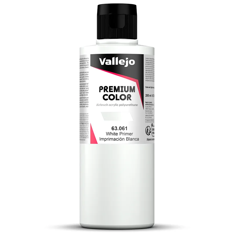 Vallejo Premium Imprimación Blanca 200ml