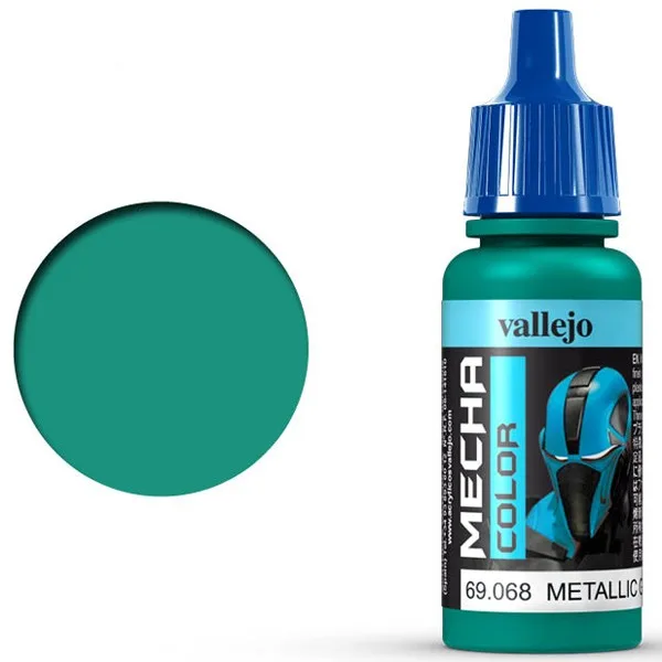 Vallejo Mecha Color Metallic Green 17 ml