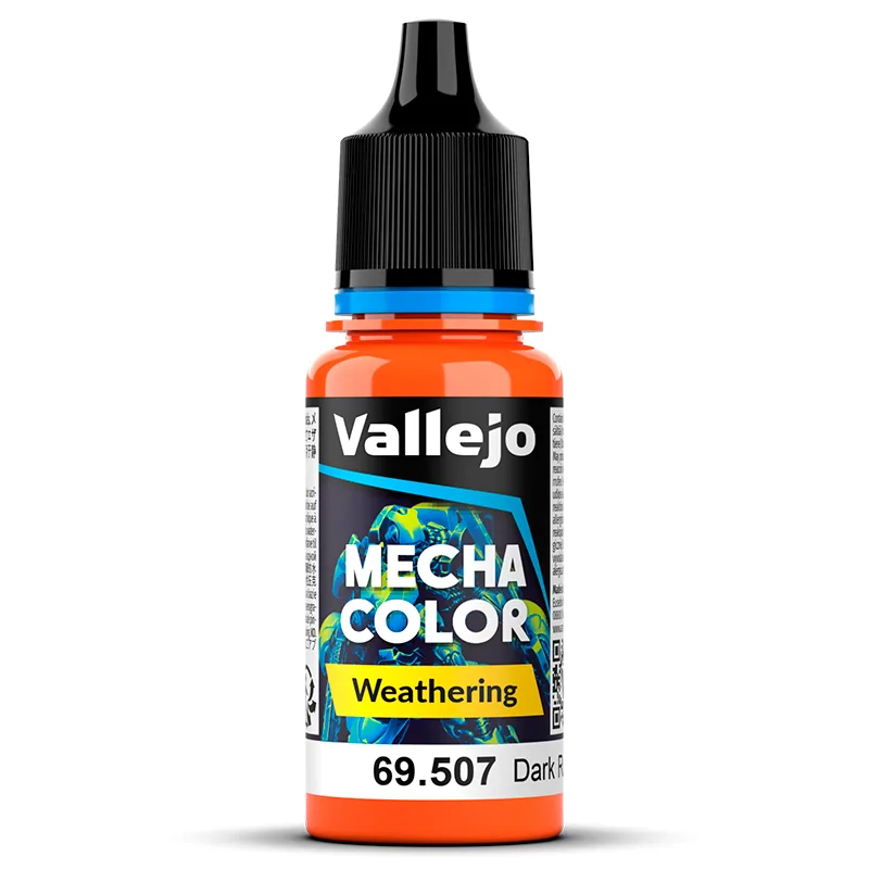Vallejo Mecha Color Dark Rust Wash 17 ml