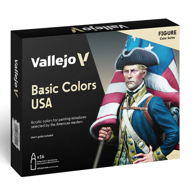 Imagen del producto 2: Vallejo Set 16 Model Color Básicos USA 17 ml