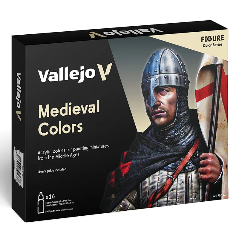 Vallejo Set 16 Model Color Edad Media 17 ml