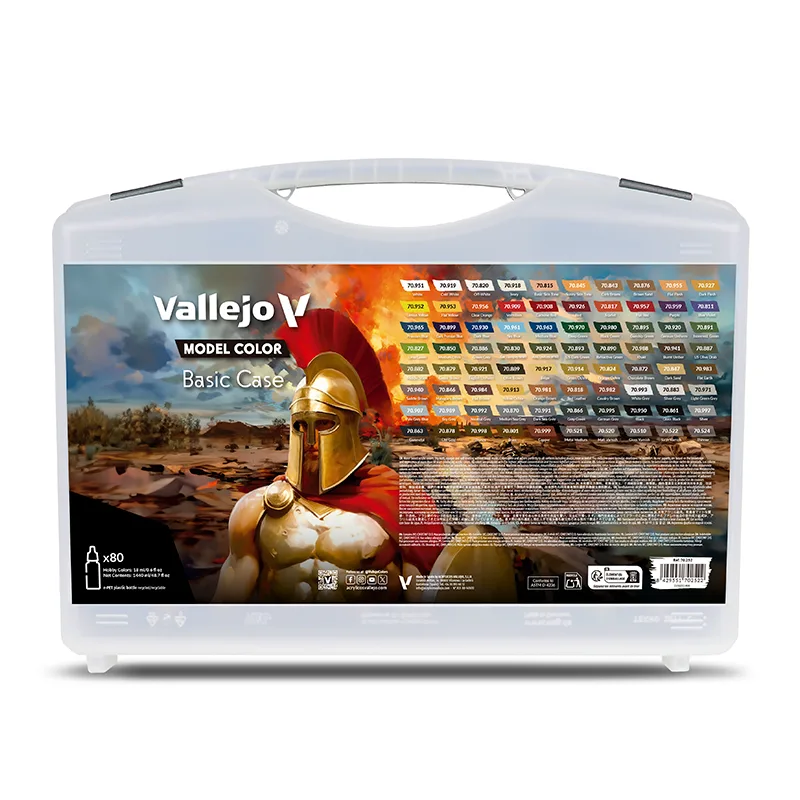 Vallejo Maletín 80 Model Color Basic Case 18ml