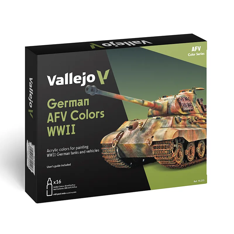 Vallejo Set 16 Model Color AFV German WWII 18ml