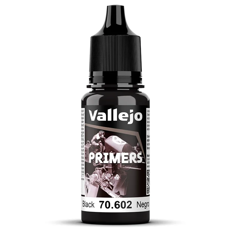 Vallejo Primer Color Negro 18 ml