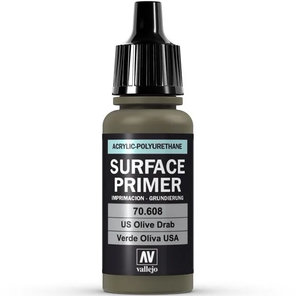 Vallejo Primer Color Verde Oliva USA 18 ml