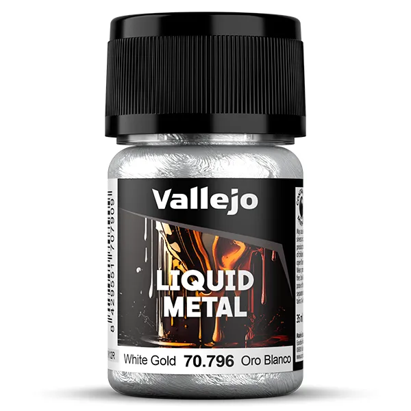 Vallejo Oro Líquido Oro Blanco 35 ml