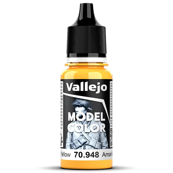 Vallejo Model Color 028 - Amarillo Dorado 18 ml