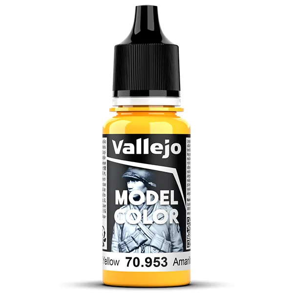 Vallejo Model Color 027 - Amarillo Mate 18 ml