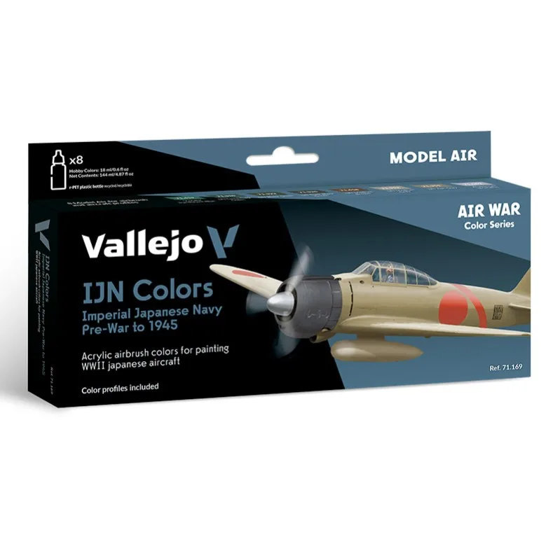 Vallejo Set 8 Model Air IJN Colors Pre-War 45 17 ml