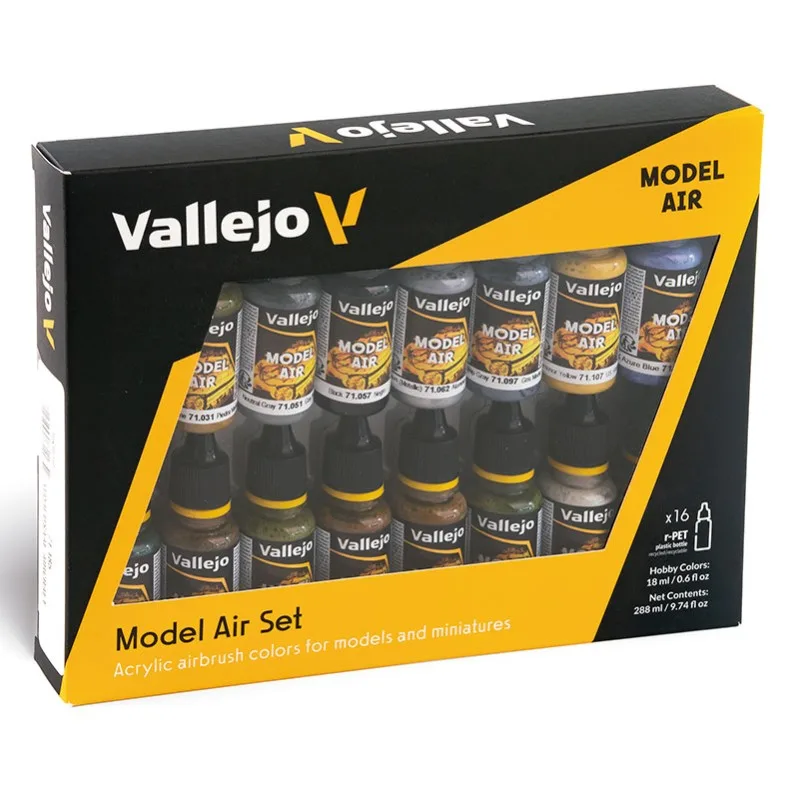 Imagen del producto 2: Vallejo Set 16 Model Air WWII USAF Aircraft 17 ml