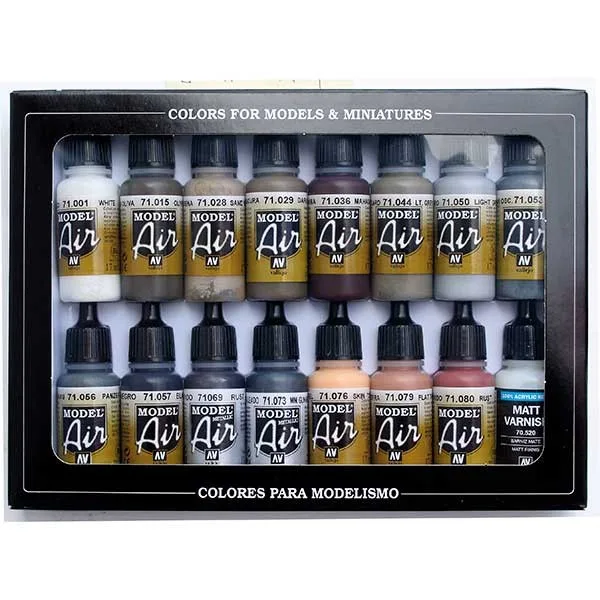 Vallejo Set 16 Model Air Set Envejecimiento 17 ml