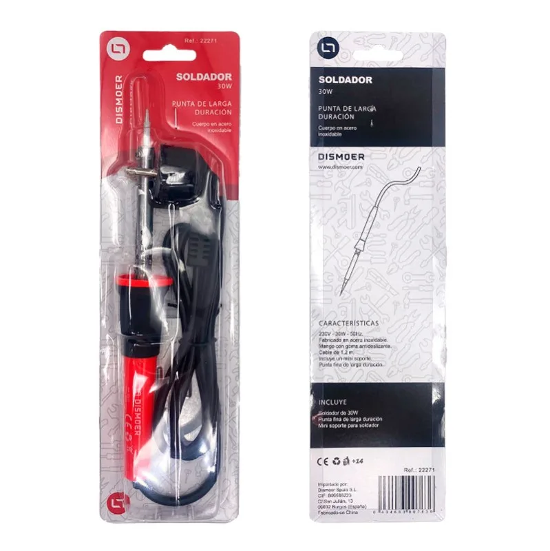 Imagen del producto 2: Soldador Dismoer 30W punta fina