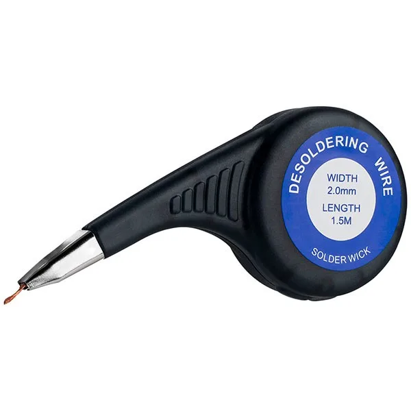 Malla desoldante 2mm con dispensador1,5m