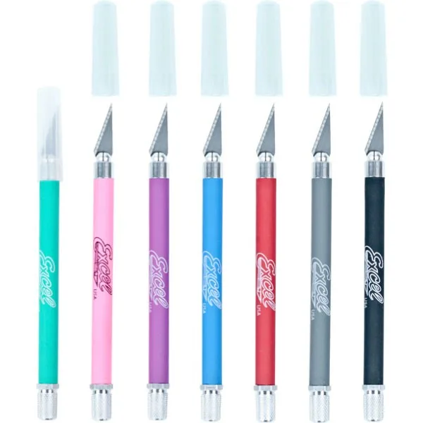 Cutter Excel nº 18 Grip-On (6 colores)