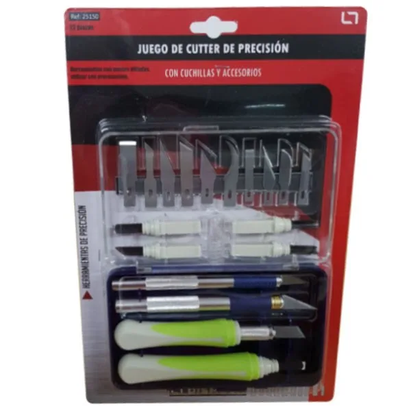 Juego de Cutters Cuchillas y acc. 22 pcs
